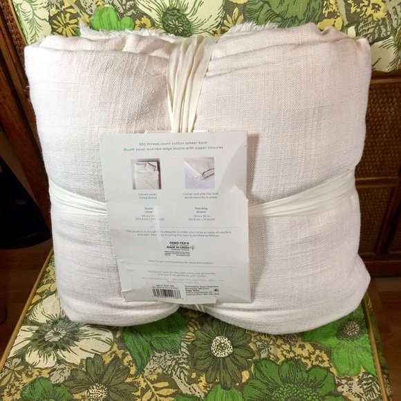Casaluna Bedding Casaluna Heavyweight Linen Duvet Cover Set Cream Poshmark
